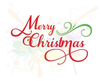Merry Christmas SVG Files for Cutting Cricut Holiday Quotes - SVG Files for Silhouette - Instant Download
