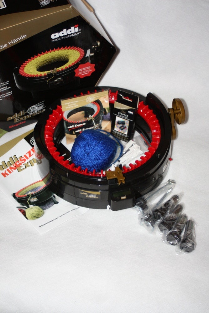 Addi Express Kingsize original knitting machine kit includes