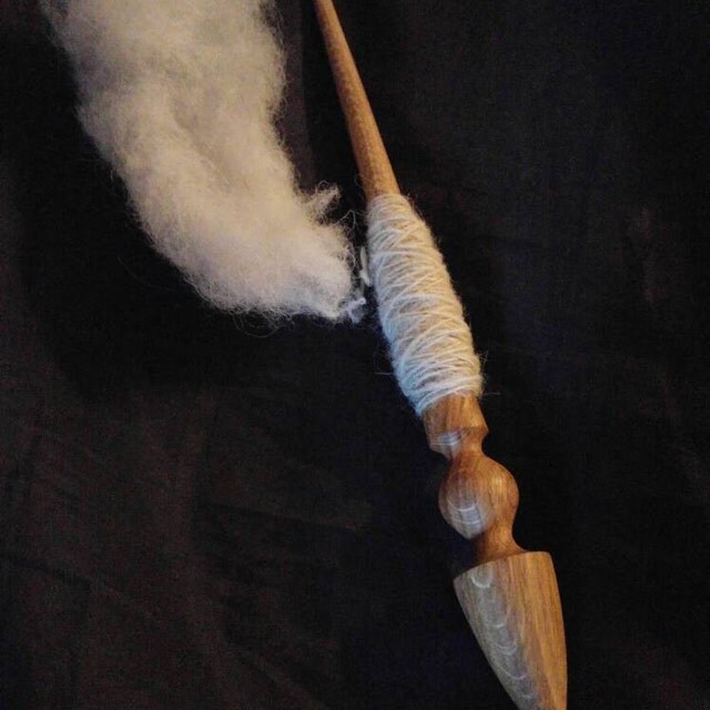 Russian support Spindle // Spinning // Hand Spinning