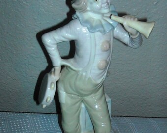 RUSS BERRIE Send In The Clowns Collection Porcelain 12" Tall Numbered Pastels