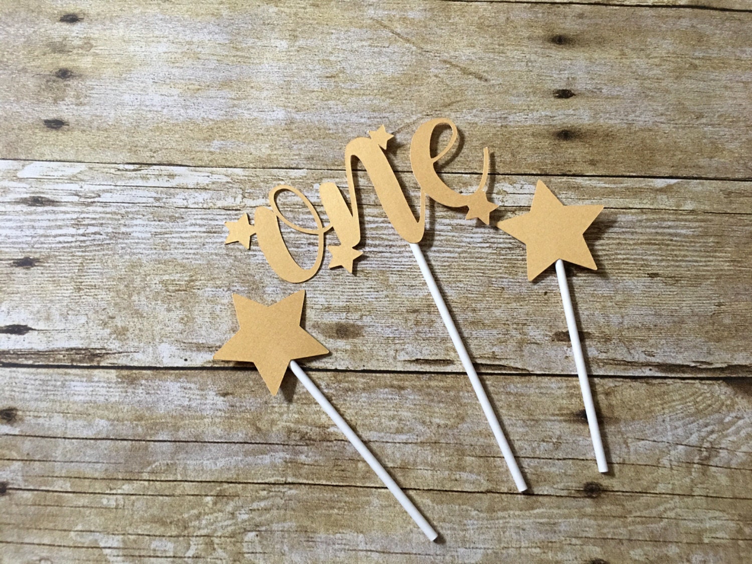 Star Cupcake Topper Star ToppersTwinkle Twinkle Little