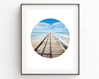 Nature Photography, Circle Art, Beach Photography, Circle Print, Printable Wall Art, Landscape Photography, Modern Wall Art