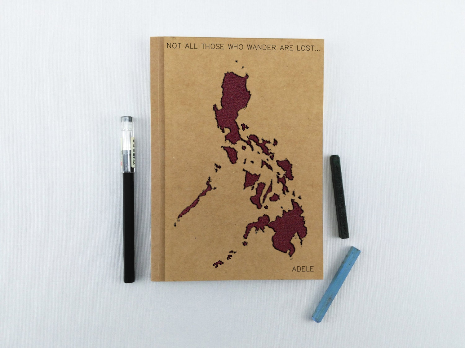 PHILIPPINES Notebook Philippines Map Travel Journal