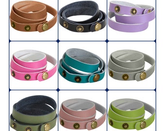 Leather Wrap Bracelet - Leather bracelet blank - leather cuff blank - wrap bracelet - leather bracelet wholesale
