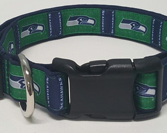 dog collar, seattle seahawks, seattle seahawks dog collar, nfl dog collar, seahawks dog collar, seahawks collar, nfl, nfl collar