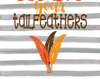 Turkey feathers svg | Etsy