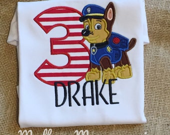 Paw Patrol Birthday Shirt - Paw Patrol Shirt - Birthday Shirt