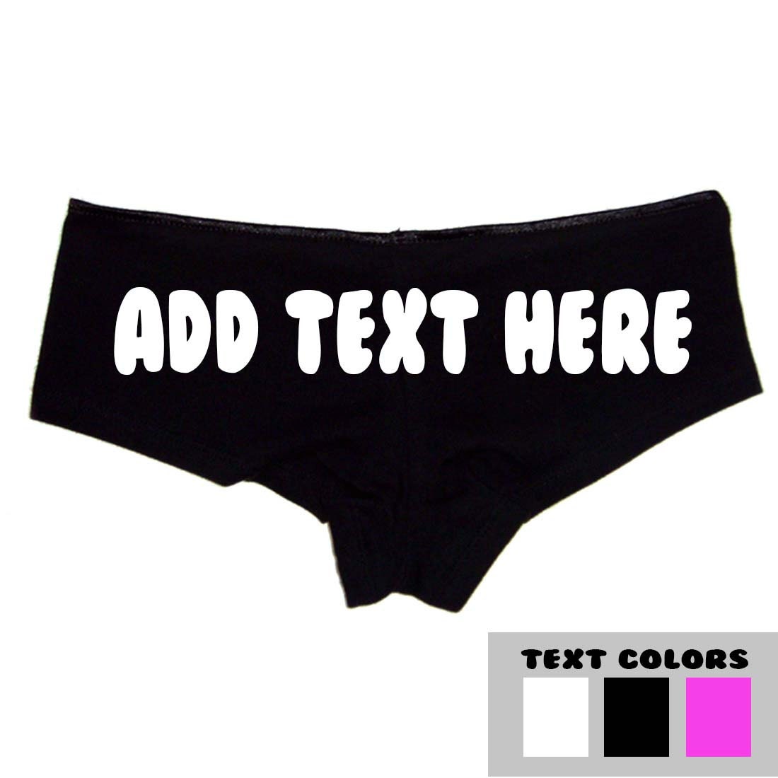 Create Your Own Personalized Panties Custom Womens