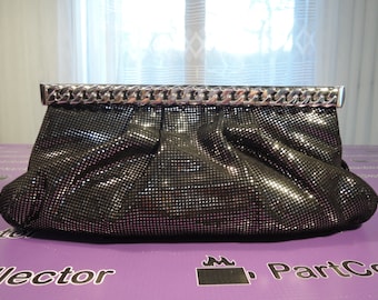 louboutin silver clutch