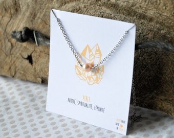 Pearl Necklace stainless steel