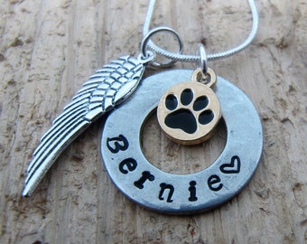 Custom Pet Necklace Pet Photo Pendant Cat and Dog Personalized