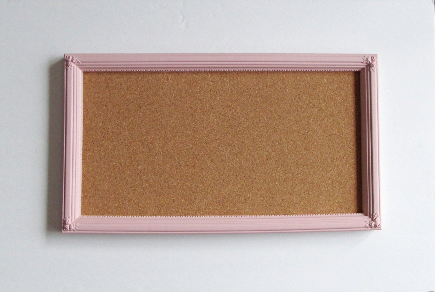 Pink Cork Board Framed Cork Board Pink Pin Board Bedroom