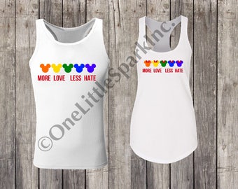 Disney gay days / disney gay / love is love / no hate / mickey rainbow / disney rainbow / gay pride lgbt disney