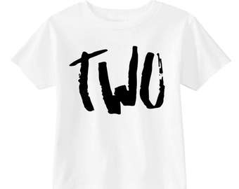 Two Years Old Birthday Shirt, Boy Birthday Shirt, Second Birthday Shirt, Two Year Old Boy, Second Birthday Shirt, 2 Years Old, 2 Shirt