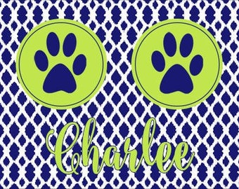 Pet Food Mat - Fret - Place Mat Dog Cat Animal Customized Personalized Neoprene Foodmat Placemat Top Selling Best Seller