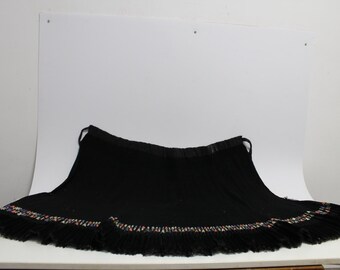 Antique Old Hand Woven Woman Balkans Folk Costume Embroidery Apron - Pishtimal