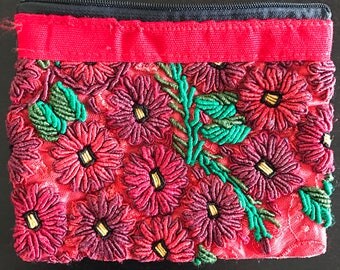 Hand Embroided Coin Purse