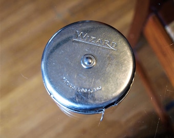 Vintage Lufkin Rule Co. Wizard Junior Metal Pocket Tape Measure – Excellent Condition – 72”