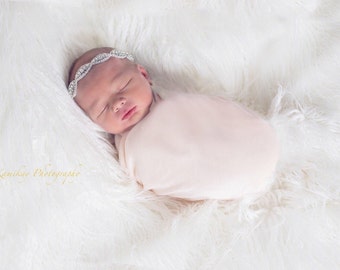 Blush Pink, Newborn Wrap~ Newborn Photography Prop, Wrap Photography Prop