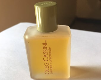 Vintage Oleg Cassini cologne concentrate