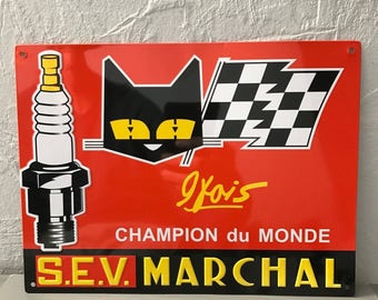MARCHAL METAL SIGN vintage garage car 2305173