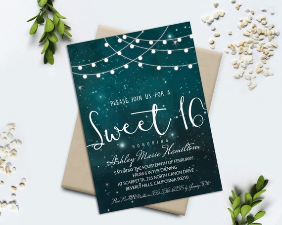 Awesome 80 Digital Card Invitation