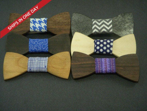 Bow Tie Bowtie Wood Bow Tie Wood Bowtie Personalized Bow