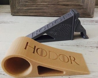HODOR Door Stop / Game of Thrones / Rubber Bottoms!!!