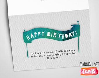 Happy Birthday! - Vegan