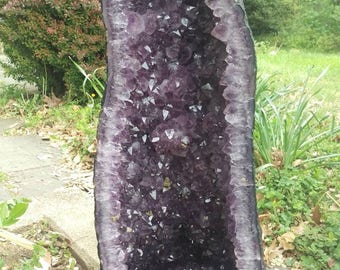 66lb Amethyst Geode Cathedral 24"