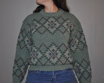 VINTAGE LL BEAN Wool Sweater women's medium