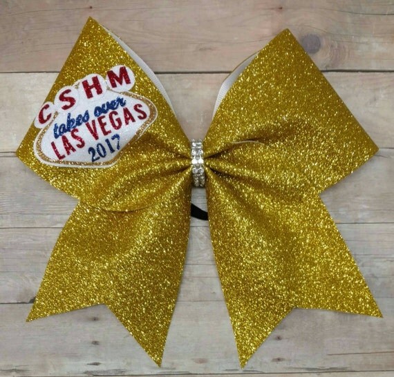 Las Vegas Cheer Bow you pick colors