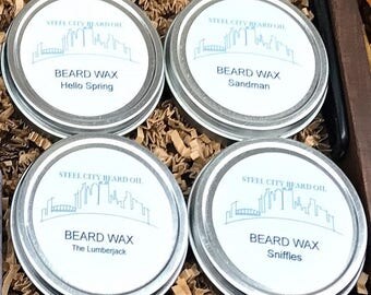 EXTRA Grit Beard Wax by Honest Amish 100 % Natural and
