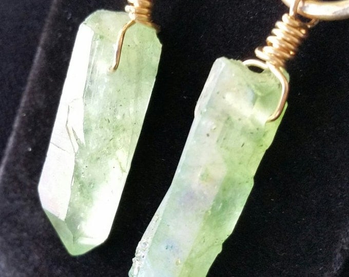 Green Crystal Points