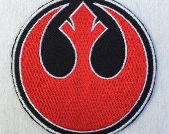 Rebel Alliance Patch Star Wars Embroidered Iron on / Sew on Logo Badge Crest Emblem #1