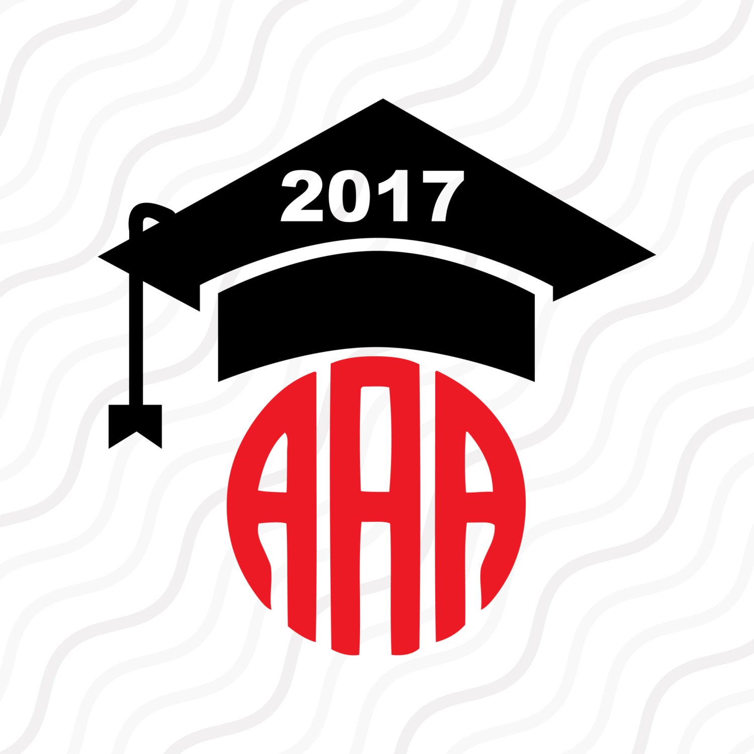 Download Graduation Cap SVG Graduation 2017 Monogram SVG Cut table