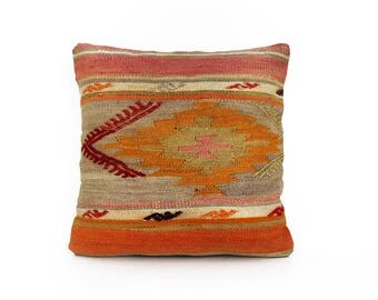 Kilim pillow, Kilim pillow cover, Boho pillow, Home living, Wintage pillow, Home design, Decorative pillow, Turkish pillow, Kilim cushion