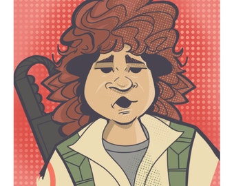 Dustin-Stranger Things Ghostbusters Variant