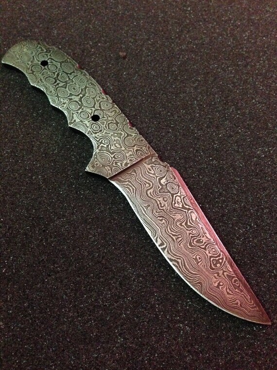 8.25 Hand Damascus Knife Blank DIY PROJECT A27