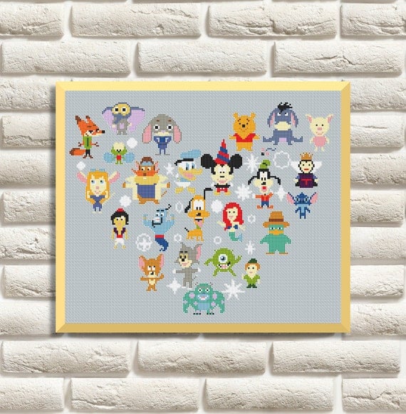 BOGO FREE Disney Cross Stitch Patterns Needlecraft