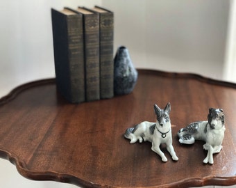 Two Ceramic Dogs - "Brothers"