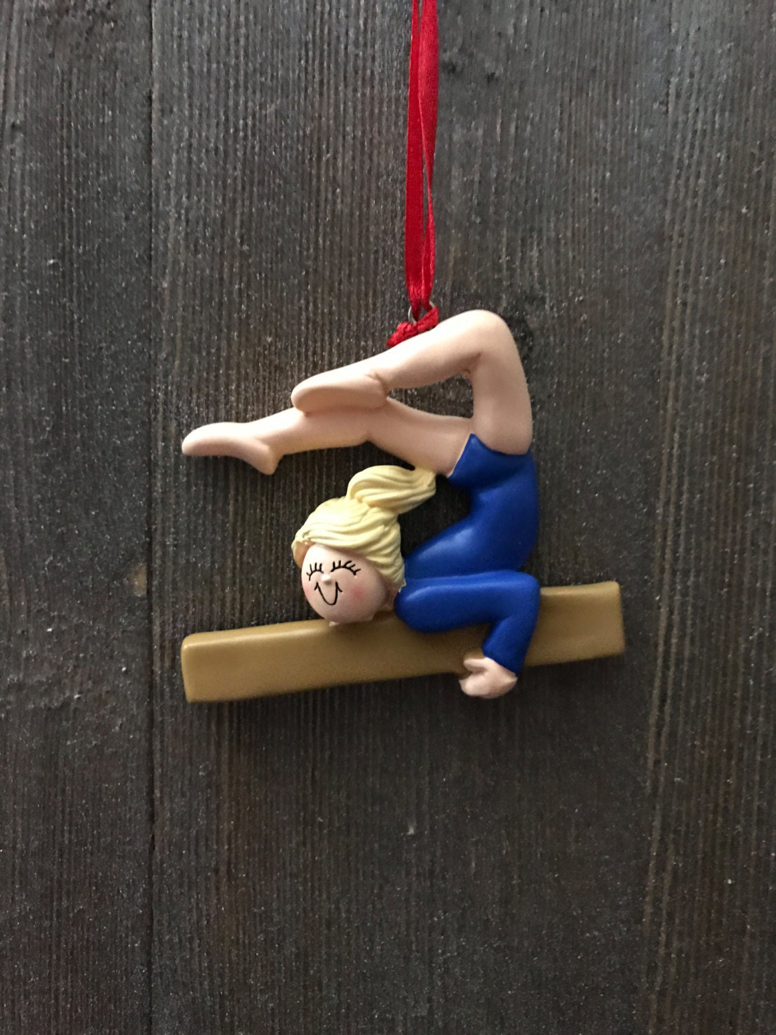 Personalized Gymnastics Christmas Ornament