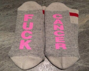 Fuck .... Cancer (Socks) Breast Cancer