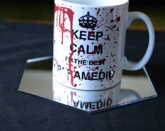 PARAMEDIC GIFT Keep Calm I'm the Best Paramedic Bloody Sublimation Mug. Birthday Gift Perfect For The Clumsy Medical Maestro You Know !