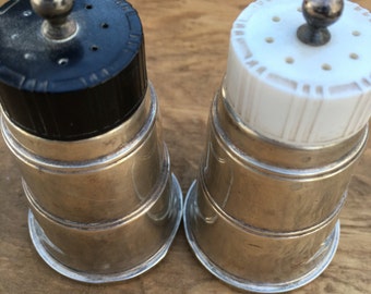 Sterling silver salt and pepper