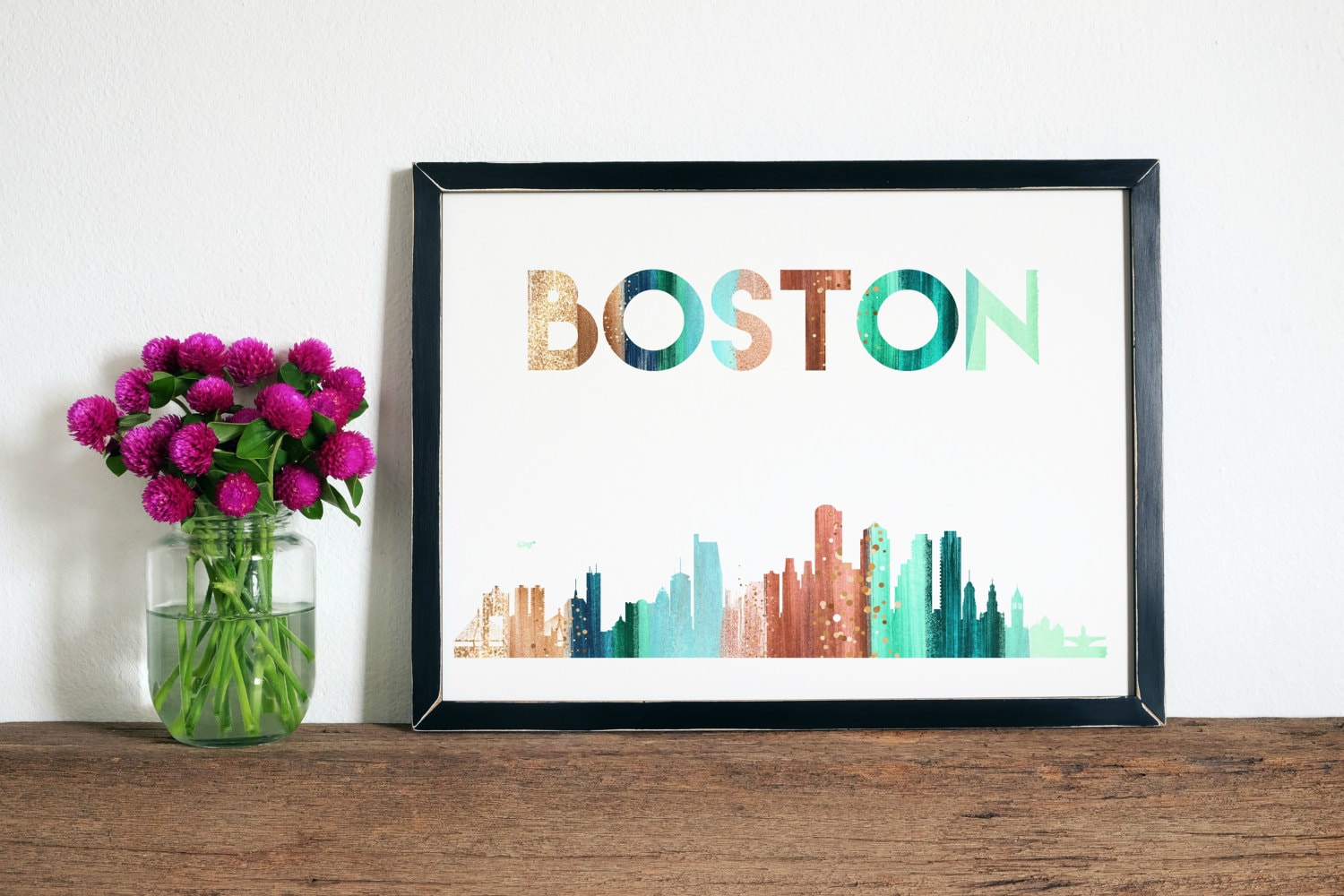 Boston Wall Art boston city skyline - 8x10- boston city, boston skyline, boston Boston Wall Art boston city skyline - 8x10- boston city, boston skyline, boston