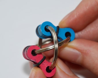 Pink Bike Chain Fidget Toy for Autism, ADHD, ADD, Anxiety and fidgeters