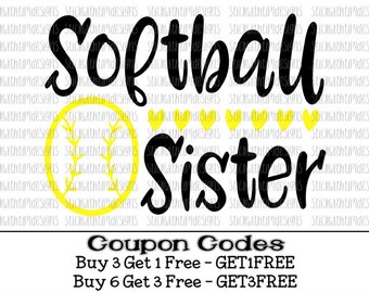 Download Softball brother svg | Etsy