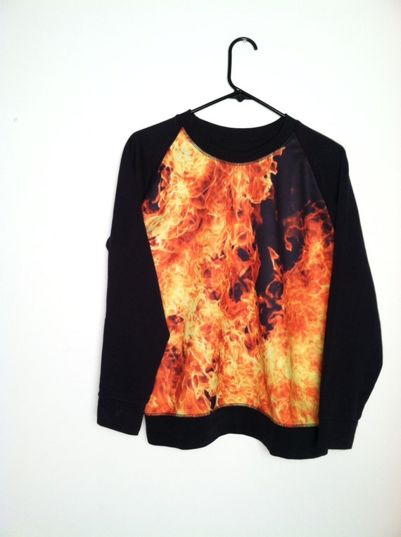 flame sweatshirt