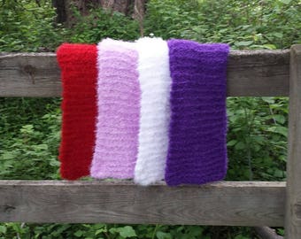 Very Soft Vegan Scarf Lavender Color